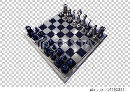 チェス chess (3DCG) 透過素材 チェス chess (3DCG) 透過素材 142628854