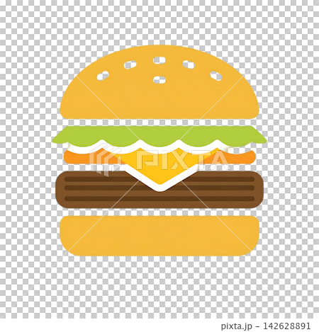 flat illustration about fast food design 142628891