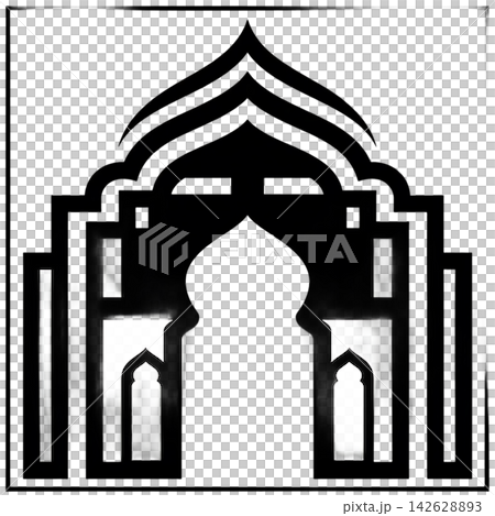 vector design of gate and door icon vector design of gate and door icon 142628893