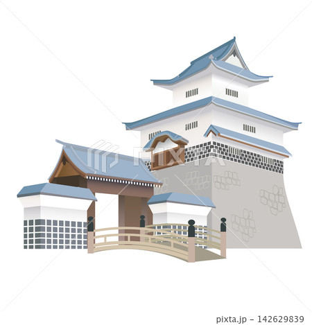 シンプルなお城 福岡城 シンプルなお城 福岡城 142629839