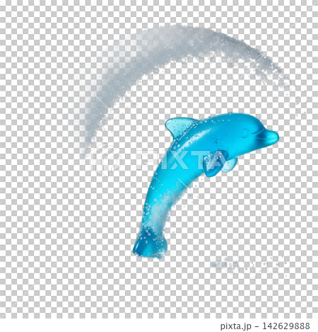 blue whale in the water 142629888