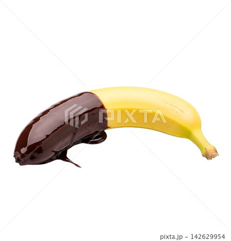 banana isolated on white background banana isolated on white background 142629954