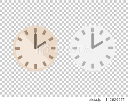 2 o'clock, 14 o'clock, clock, time, illustration set 2 o'clock, 14 o'clock, clock, time, illustration set 142629975