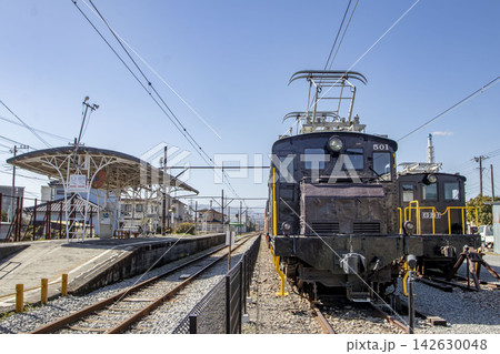 岳南富士岡駅で展示されている機関車 142630048
