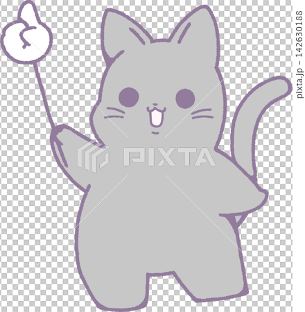 A cute black cat guide illustration holding a pointer and giving explanations. A cute black cat guide illustration holding a pointer and giving explanations. 142630188