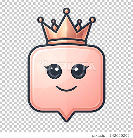 a set of gold crown, a face a set of gold crown, a face 142630203