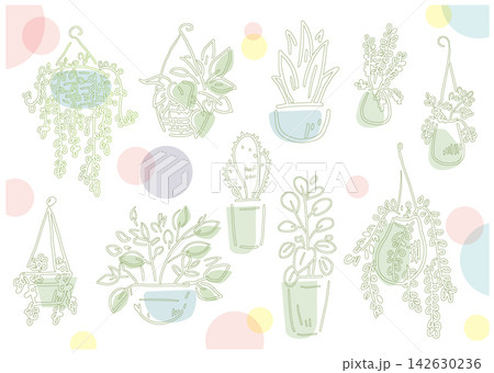 観葉植物のアイコン 142630236