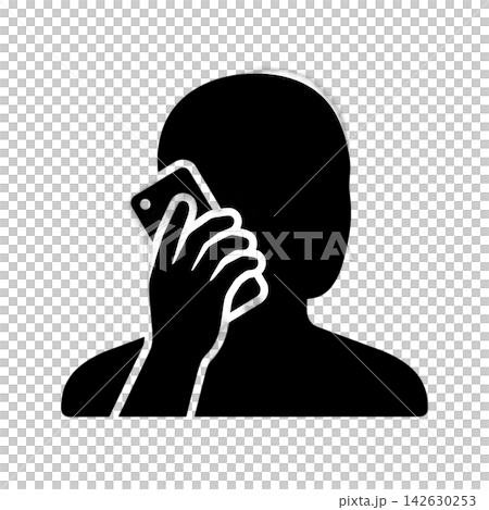 woman talk icon, simple style isolated on white background woman talk icon, simple style isolated on white background 142630253