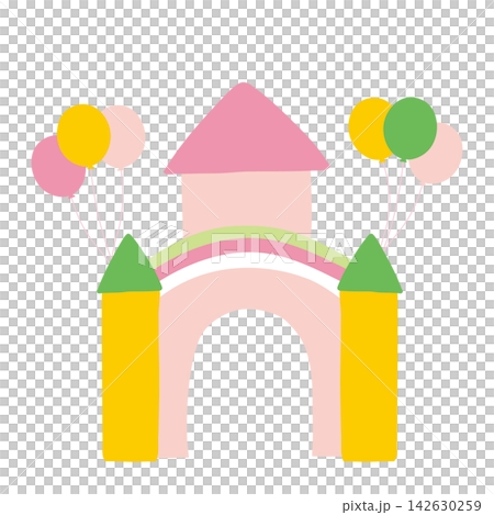 Arches and gates at the entrances of amusement parks and housing exhibitions. Arches and gates at the entrances of amusement parks and housing exhibitions. 142630259