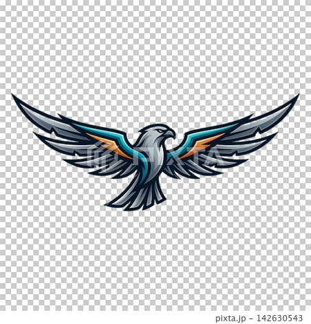 vector illustration of an eagle vector illustration of an eagle 142630543