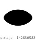 black round stroke on white background 142630582