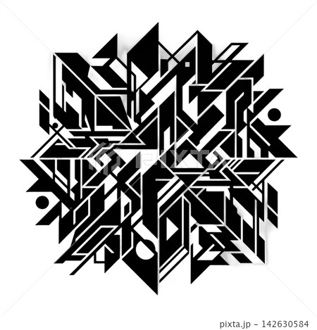 vector set of triangle geometric abstract vector set of triangle geometric abstract 142630584