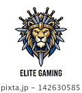 vector poster with a lion 142630585