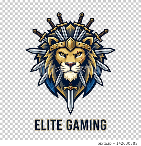 vector poster with a lion vector poster with a lion 142630585