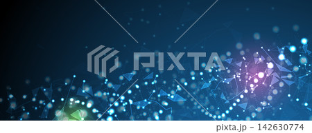 Abstract DNA strands. Medical science and technology vector background Abstract DNA strands. Medical science and technology vector background 142630774