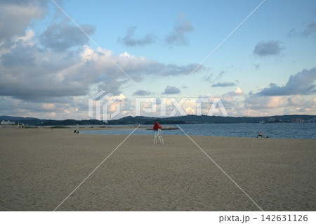砂浜と海 142631126