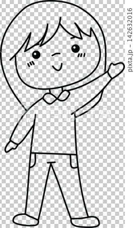 Cute back to school clipart vector set with student boy girl school bus backpack book pencil globe apple and study supplies hand drawn doodle isolated on white 142632016