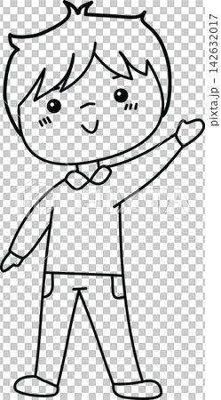 Cute back to school clipart vector set with student boy girl school bus backpack book pencil globe apple and study supplies hand drawn doodle isolated on white 142632017