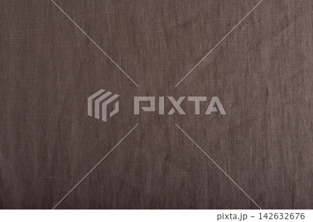 Chocolate Brown Linen Fabric Texture Background Chocolate Brown Linen Fabric Texture Background 142632676