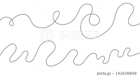 Thin squiggle golden line heart set. Wavy wiggle stripe. Curvy head or yarn lines for decor, separate, divider. Tangled squiggly linear doodle shapes. Vector Thin squiggle golden line heart set. Wavy wiggle stripe. Curvy head or yarn lines for decor, separate, divider. Tangled squiggly linear doodle shapes. Vector 142636609