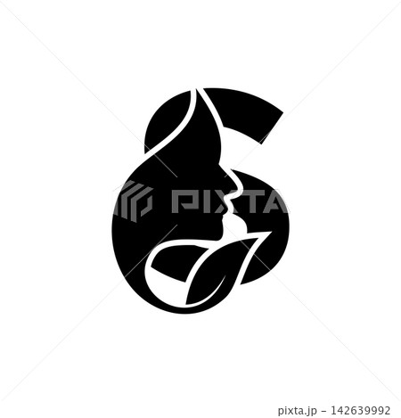 Initial S face beauty logo design templates Initial S face beauty logo design templates 142639992
