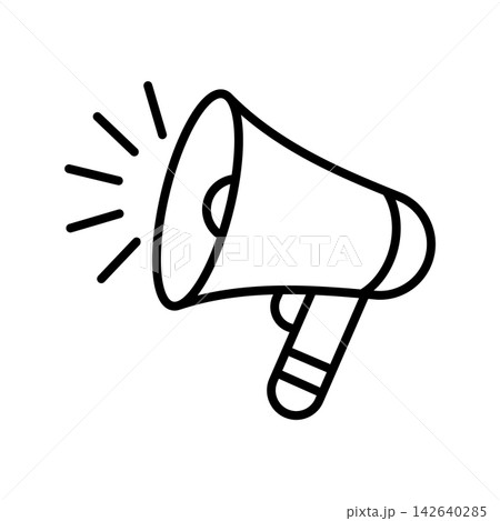 Megaphone icon vector design templates simple and modern 142640285