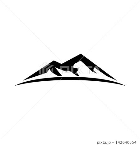 Mountain logo vector design templates simple and modern 142640354