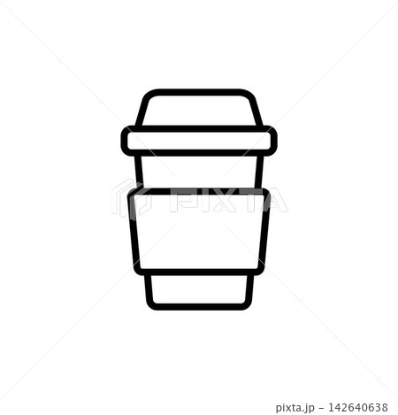 Disposable cup icon vector design templates 142640638
