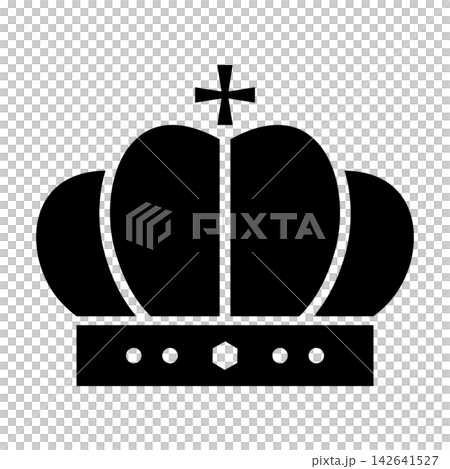 Simple crown icon Simple crown icon 142641527