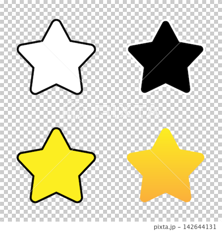 Star icon, pentagram, black and white, color, Christmas, simple, winter, pictogram, vector illustration Star icon, pentagram, black and white, color, Christmas, simple, winter, pictogram, vector illustration 142644131