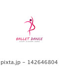 ballet logo vector illustration icon 142646804