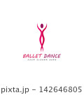 ballet logo vector illustration icon 142646805