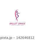 ballet logo vector illustration icon 142646812