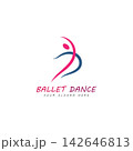 ballet logo vector illustration icon 142646813