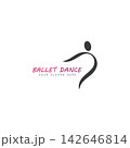 ballet logo vector illustration icon 142646814