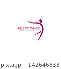 ballet logo vector illustration icon 142646838