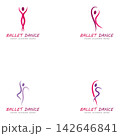 ballet logo vector illustration icon 142646841
