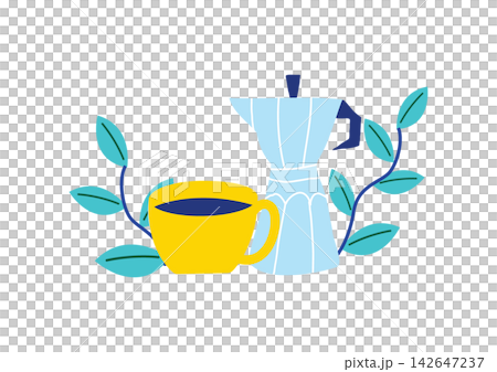 Coffee time illustration 142647237