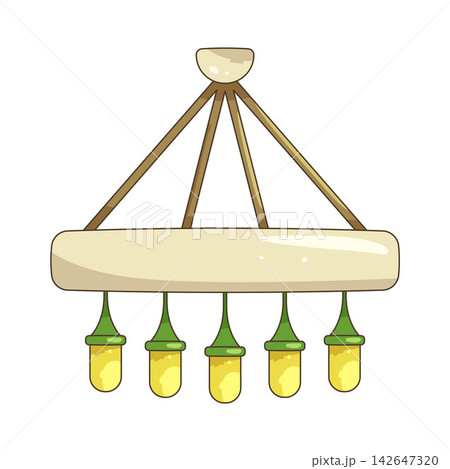 Illustration of chandelier mosque Illustration of chandelier mosque 142647320