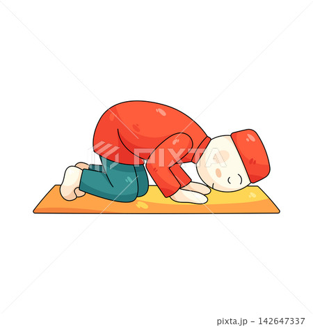 Illustration of people praying Illustration of people praying 142647337