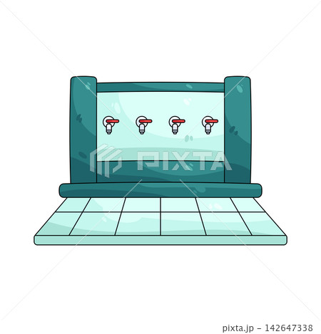 Illustration of ablution place Illustration of ablution place 142647338