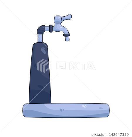Illustration of water tap wudu Illustration of water tap wudu 142647339
