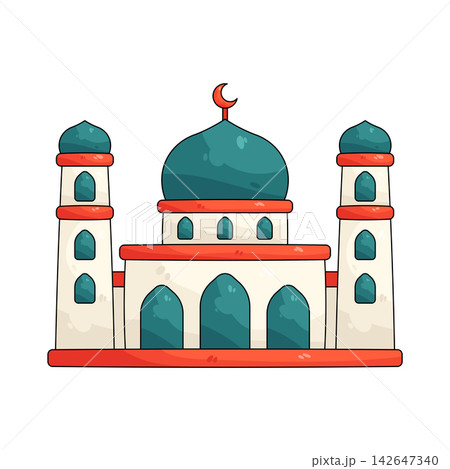 Illustration of mosque Illustration of mosque 142647340