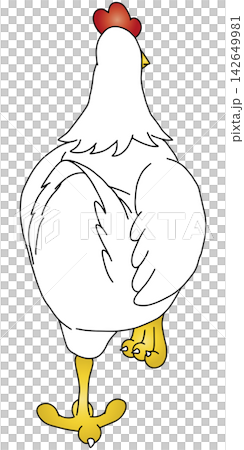 Hand-drawn animal illustration ☆ Chicken 142649981
