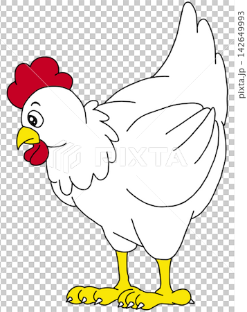 Hand-drawn animal illustration ☆ Chicken Hand-drawn animal illustration ☆ Chicken 142649993
