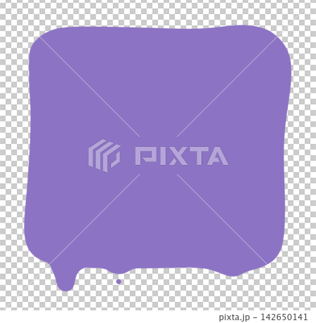 Melting and dripping fluid shape frame purple 2 142650141