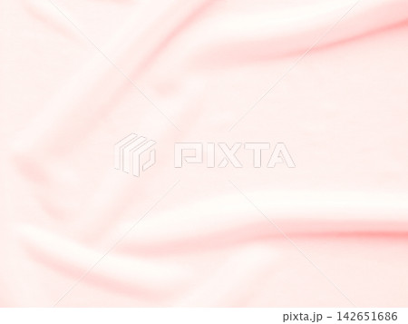 Background pink silk clouth wave abstract texture soft tablecloth cotton textile backdrop cosmetic beauty template presentation, silky velvet linen mockup cloth dress curtain backdrop clothing. Background pink silk clouth wave abstract texture soft tablecloth cotton textile backdrop cosmetic beauty template presentation, silky velvet linen mockup cloth dress curtain backdrop clothing. 142651686