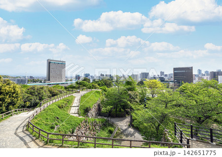 静岡県浜松市 浜松城公園から見る浜松の街並み 静岡県浜松市 浜松城公園から見る浜松の街並み 142651775