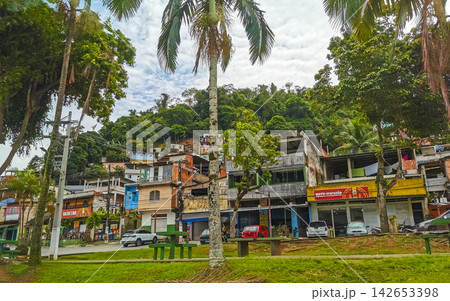 Angra dos Reis Brazil mountain city sea landscape panorama. Angra dos Reis Brazil mountain city sea landscape panorama. 142653398