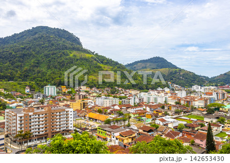 Angra dos Reis Brazil mountain city sea landscape panorama. Angra dos Reis Brazil mountain city sea landscape panorama. 142653430